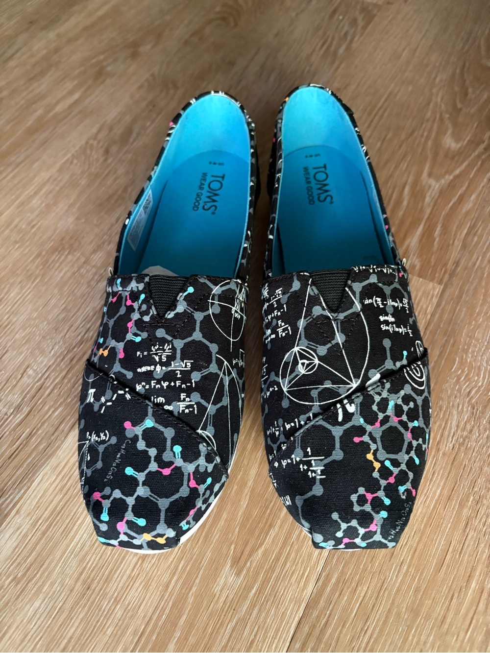 Toms Science CloudBound Alpargata Slip-Ons with Teal Insole